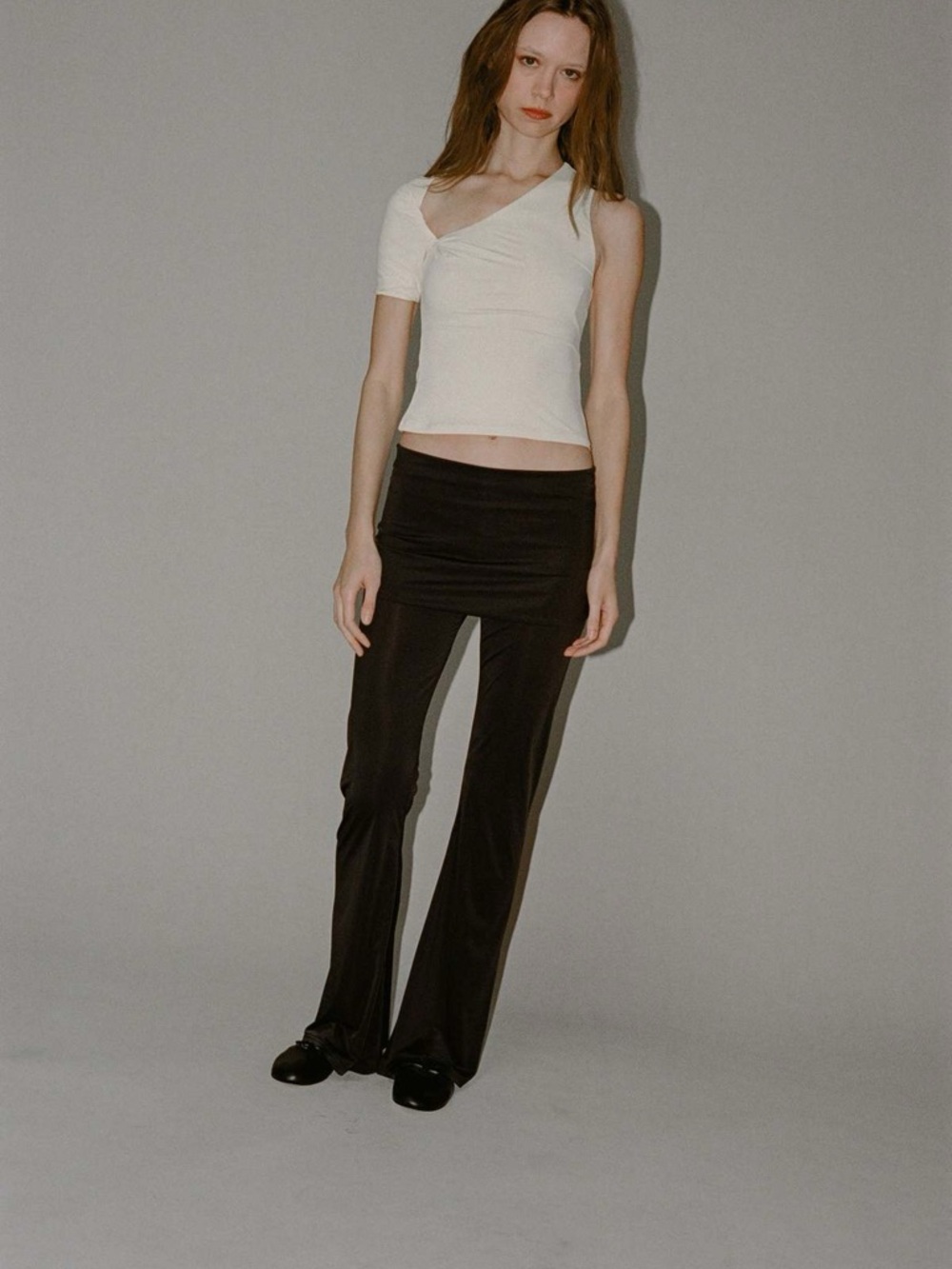 Sandy Liang Black Sound Pant